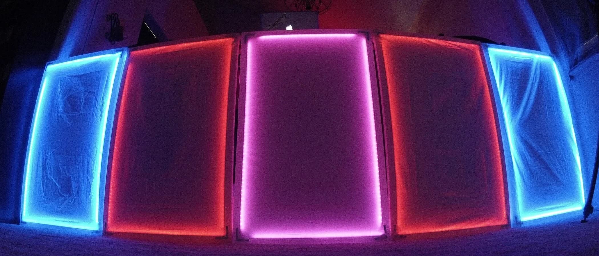 Club installation with 300-LED array